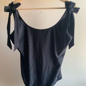Low Back Aerie Swimsuit with Bows! Large long